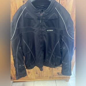 Tourmaster Intake Series 2 Mesh Motorcycle Jacket Men’s 4XL/62 Black w/ Liner